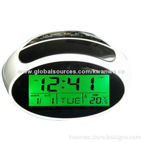 Shenzhen Latest Design Digital Alarm Clock, Multilingual for Time Talking/Sized 5 x 4.3 x 2.2 Inches